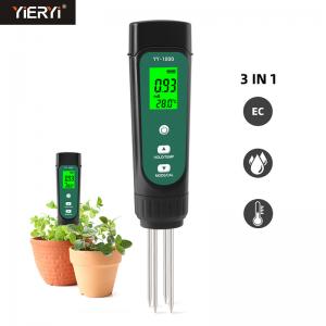China Farm Tool Soil Moisture Tester Digital EC Moisture Temperature Meter on sale