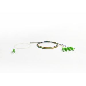 Buy cheap 1x2,1x4,1x8,1x16,1x32,1x64,1xN,2xN Steel Tube SCAPC Fiber Optic Splitter Networking Wavelength 1260-1650nm from wholesalers