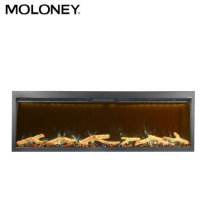 Buy cheap 720mm Built-In Slimline Modern Electric Fireplace With Realistic Flame LED Heater from wholesalers