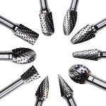 Buy cheap 14 Rotary 3mm 6mm 1 Diameter End Cut Carbide Rotary Burr Shank Nail Drill Bits from wholesalers