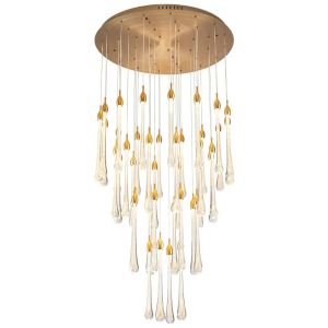 Buy cheap American High Ceilings Chandeliers Water Drop Crystal Chandelier Customization from wholesalers