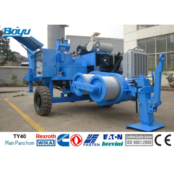 Buy cheap 110kv Transmission Line Stringing Equipment Main Pump German Rexroth Max Intermittent Pull 4 Tons 40kN from wholesalers