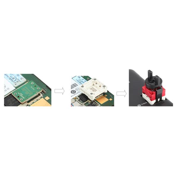 Test socket installation steps