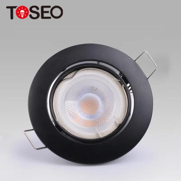Quality Die Casting Aluminum Gu10 Recessed Downlights Adjustable Lighting Fixture for sale