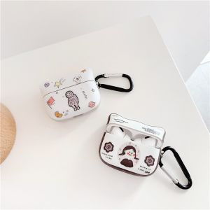 Wireless Chargeable Airpods Protective Cases IMD Cartoon Anti Lost Loop