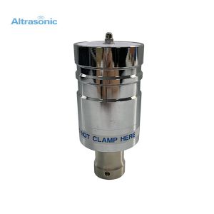China Gold Color Ultrasonic Converter Replacement Branson 803 Welding Transducer on sale