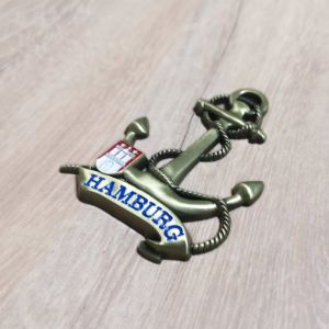 3D Anchor Custom Fridge Magnets Zinc Alloy Die Cast Tourist Souvenir Fridge