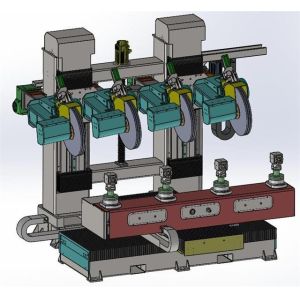 Four Stations Automatic Polishing Machine For Brass Water Tap