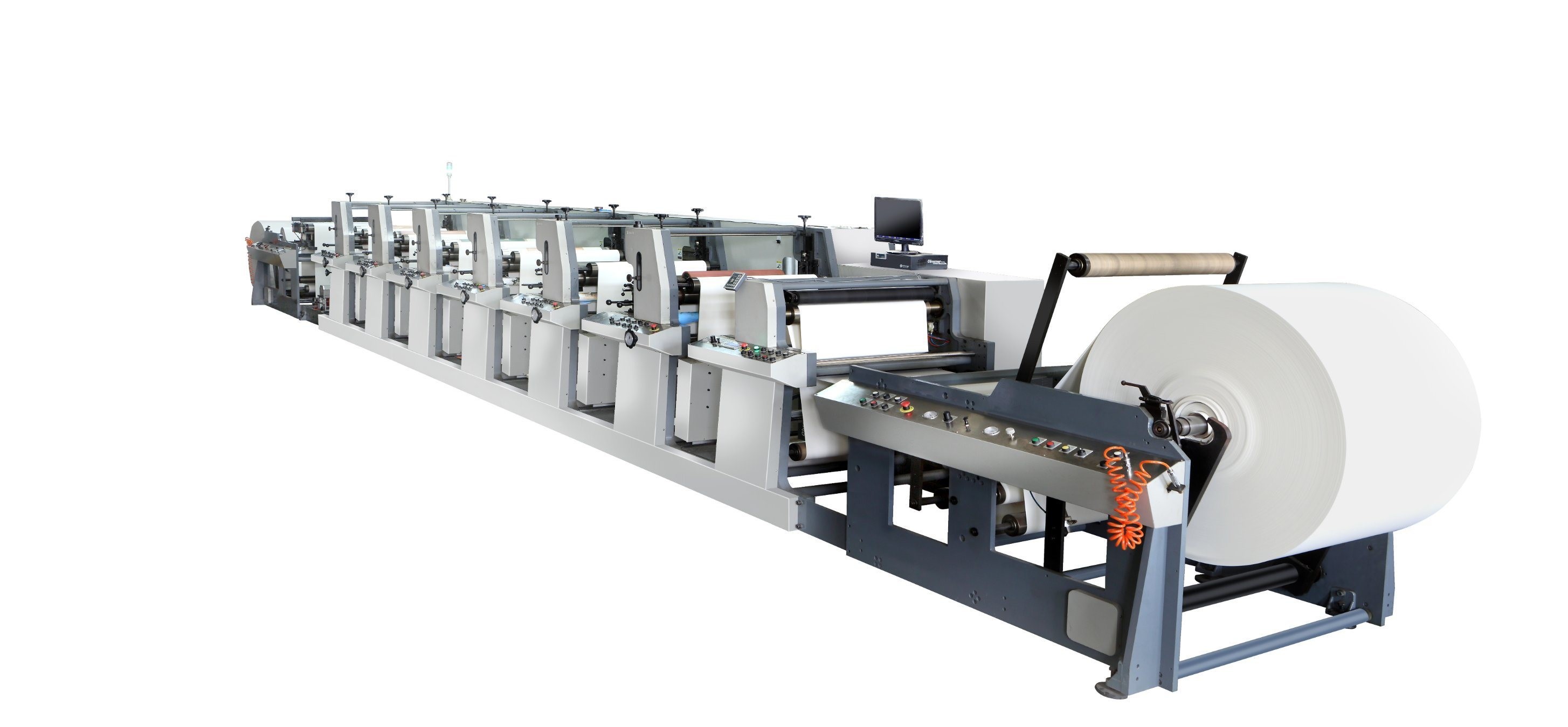 China Water Based Ink Flexography Paper Bag Printing Machine 1020mm 1220mm 1320mm Unit Type on sale