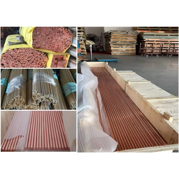 Copper bar packaging for shipping