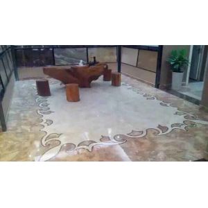 Buy cheap Waterjet Tile,Marble Stone Polished of the Waterjet Patterns Flooring Tiles from wholesalers