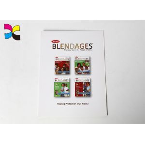 250g C1S Art Paper File Folder With 2 Pocket Customized Shape In CMYK Color