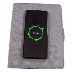 Buy cheap A5 Grey Wireless Charging Notepad , Ultrathin Junior Padfolio 5x8 from wholesalers