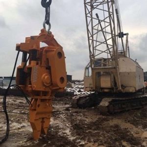 Buy cheap 1000RPM 35t Crawler Vibro Hammer Sheet Concrete Pile Driver from wholesalers