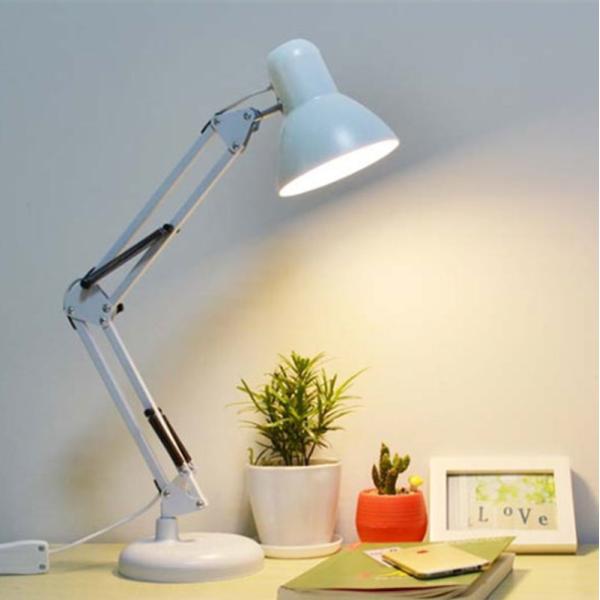 Long Swing Arm adjustable classic desk Lamps E27 LED with switch arm desk lamp