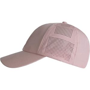 China 100% Polyester Printed Baseball Caps Curve Brim Laser Cut Hole Perforated Sport Hip Hop on sale