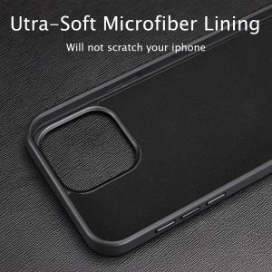 Buy cheap PU Leather Phone Case Shockproof Mobile Cover 60g For IPhone 16 15 Pro Max from wholesalers