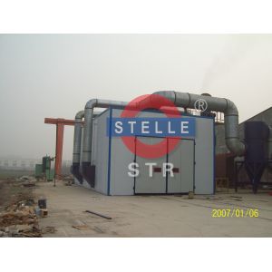 Buy cheap Air Sandblasting Room / Mobile Sandblasting Booth Conveyor Recycling Castings from wholesalers