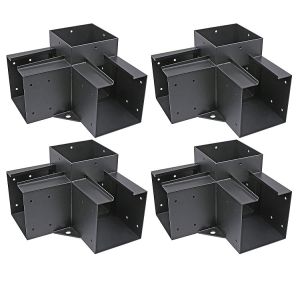 Buy cheap Stamping Punching Bending Process Gazebo Stand 4x4 Pergola Bracket DIY Kit 2.2kg Shed from wholesalers