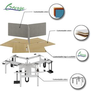 Buy cheap Customized Size Uplift Standing Desk Assembly Required 355 Lbs Weight Capacity Customizable from wholesalers