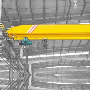 Buy cheap 5T Single Beam Girder Overhead Crane 30m Stockyards from wholesalers