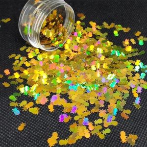 Buy cheap 1kg Pineapple Ananas Glitter Shapes for Weddings and Home Decor Crafts Economical OEM Bulk Application from wholesalers