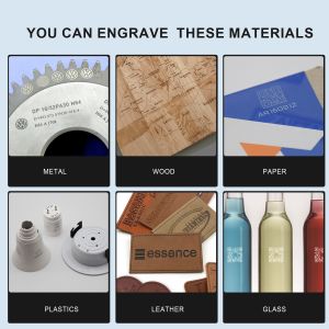 Buy cheap High-Speed 5W UV Laser Marking Machine for Glass Acrylic New Water Cooling System with Chiller Supports DXF & PLT Format from wholesalers