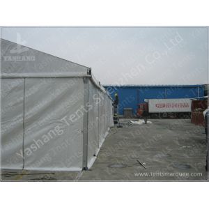 Buy cheap 25X50 M Aluminum Structure Clear Span Tents Temporary Industrial Storage Buildings from wholesalers