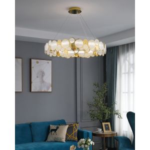 Buy cheap Modern chandelier lighting smoke gray glass round luxury crystal ceiling chandelier lighting(WH-CY-213) from wholesalers