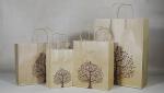 Buy cheap Brown Kraft Paper Gift Bags Wholesale Full Size Custom Retail Merchandise Carrier Gift Shopping Bag from wholesalers