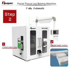 Service Commitment Facial Tissue Machine with V Folding and Log Saw Cutting 3