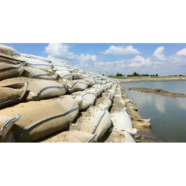 Wholesale Geo Bag River Bank Protection Green Black Flood Control Polyester Nonwoven Geotextile Sand Bag Large Earthbag Geobag