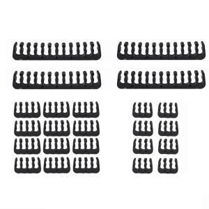 Buy cheap Sleeved Cable Comb Kit 4*24pin Motherboard Power Supply Cable Comb CPI-E PC 12*8pin GPU 8*6pin Extension Black from wholesalers