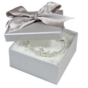 Buy cheap Custom Printed Paper Bride Headdress Headwear Tiara Packaging Box With Insert Foam from wholesalers