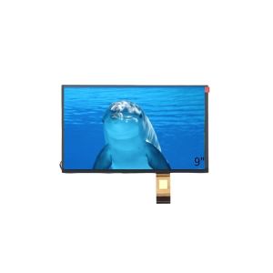 1024x600 Resolution IPS TFT Panel 500nits LVDS Screen 9 Inch