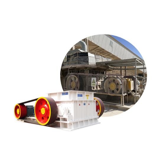 Large Throughput Double Roller Crusher For Limestone Application Customer