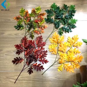 Customized Design Artificial Evergreen Trees , Wood Trunk Faux Oak Tree