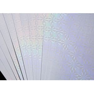 Self-adhesive Transparent Holographic Cold Lamination Film with Liner Holographi