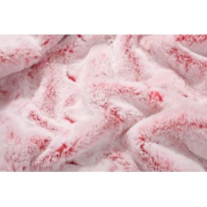 Buy cheap Solid Red Imitation Rabbit Fur Polyester Faux Bunny 150cm from wholesalers