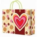 Buy cheap Customized Handle Paper Bag for Shopping / Heart Gift Paper Bags for Souvenir from wholesalers