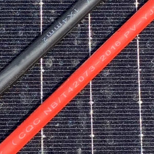 Quality 100meters Roll Copper Conductor Xlpe Jacket Tuv 12awg 4mm2 Solar Cable Pv Wire for sale