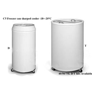 China -18~-20°C Can Cooler HH-C5 40/50/75L D/T lid design  Freezer can sharped cooler on sale