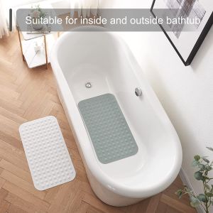 Buy cheap Sturdy Washable Silicone Non Slip Bath Mat For Bathroom Rectangular shape from wholesalers