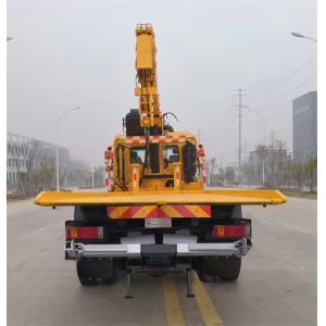 Buy cheap China Made Self Loader Flat Bed Tow Truck 10 Tons Tow Truck Wrecker With Crane from wholesalers