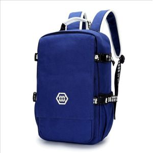 Buy cheap New men's shoulder bag canvas backpack schoolbag Korean high school students leisure travel computer bag from wholesalers
