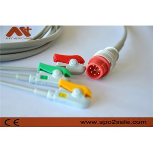Buy cheap Bionet BM3, BM3VET Compatible 3 Lead Direct-Connect ECG Cable from wholesalers