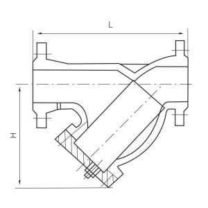 ANSI Wcb Y-Type Flange Stainless Steel Filter Initial Payment with Flange