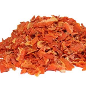 Buy cheap Dehydrated Orange Red Dried Carrot Chips Low Sugar from wholesalers