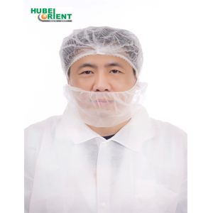 Double Elastic Earloop Nonwoven Polypropylene Disposable Beard Cover