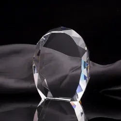 Buy cheap Honor Of Crystal Custom K9 Transparent Crystal Shield Shape 3d Laser Engraved Crystal Shield Award Plaque from wholesalers